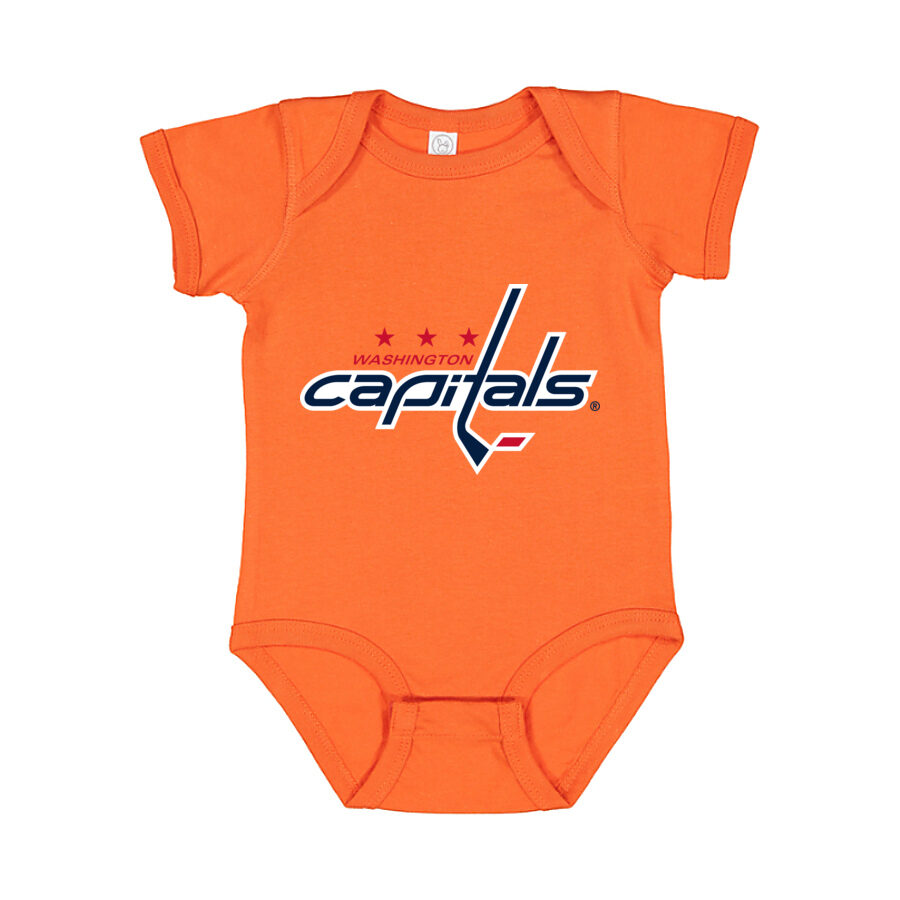 Washington Capitals Baby Romper Onesie - Orange