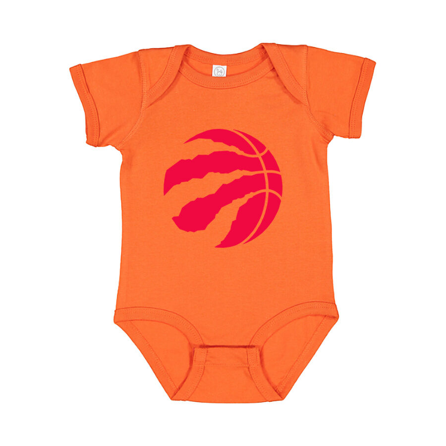 Toronto Raptors Baby Romper Onesie - Orange
