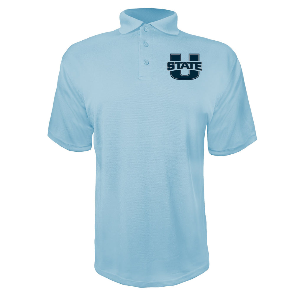 Utah State Aggies Sky Blue polyester polo