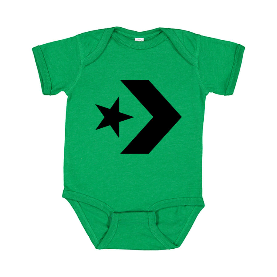 Converse Baby Romper Onesie - Green