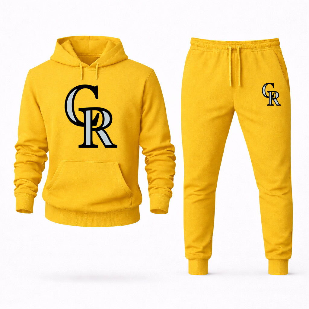 Colorado Rockies Hoodie and Joggers Set - Yellow