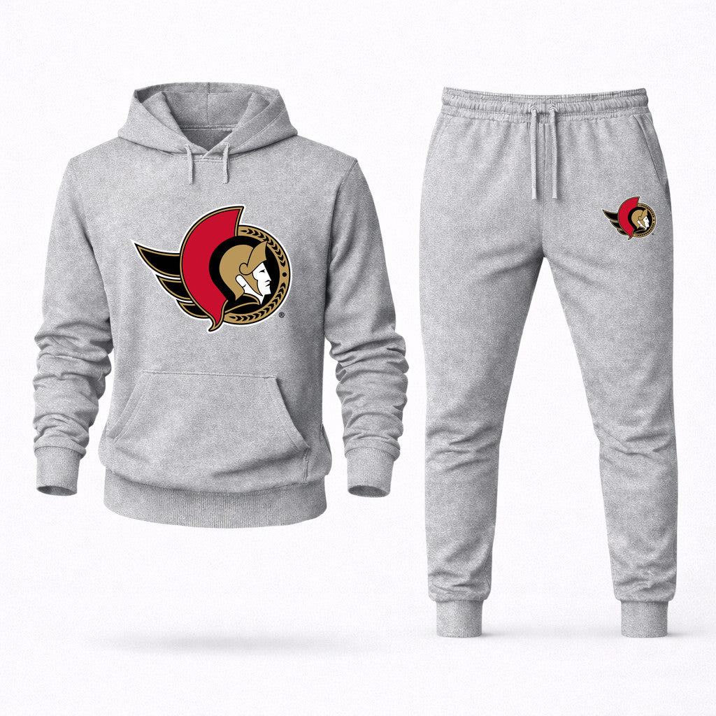 Ottawa Senators Hoodie and Joggers Set - Grey