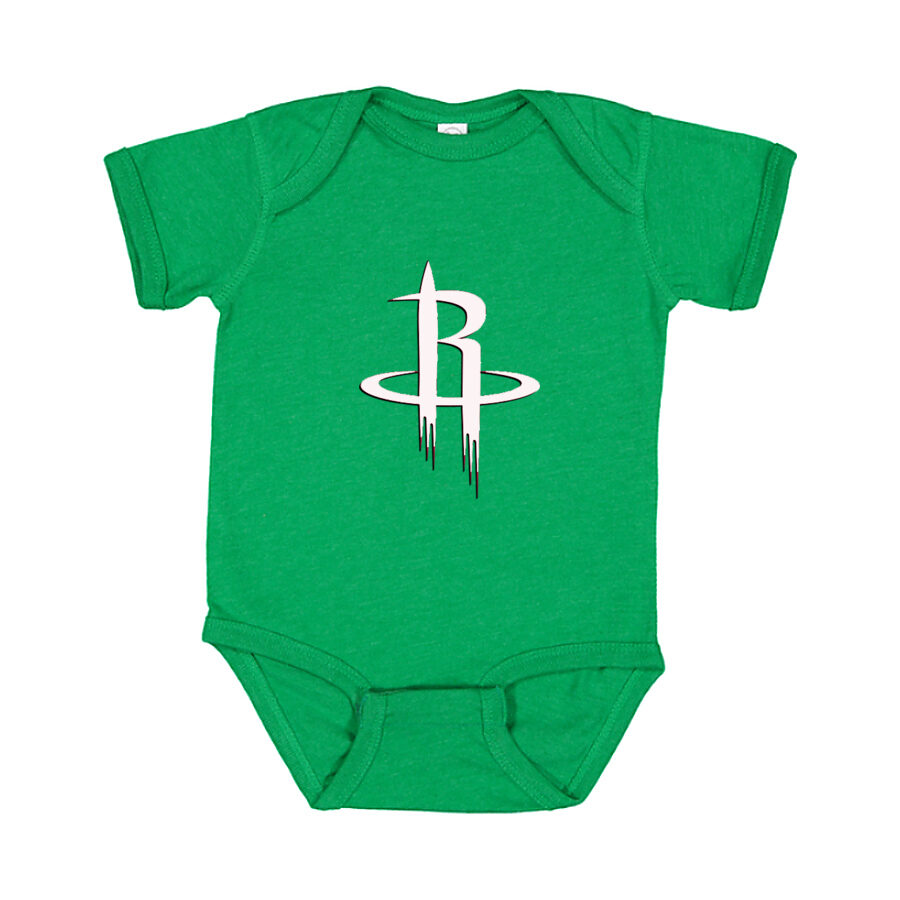 Houston Rockets Alternate Logo Baby Romper Onesie - Green