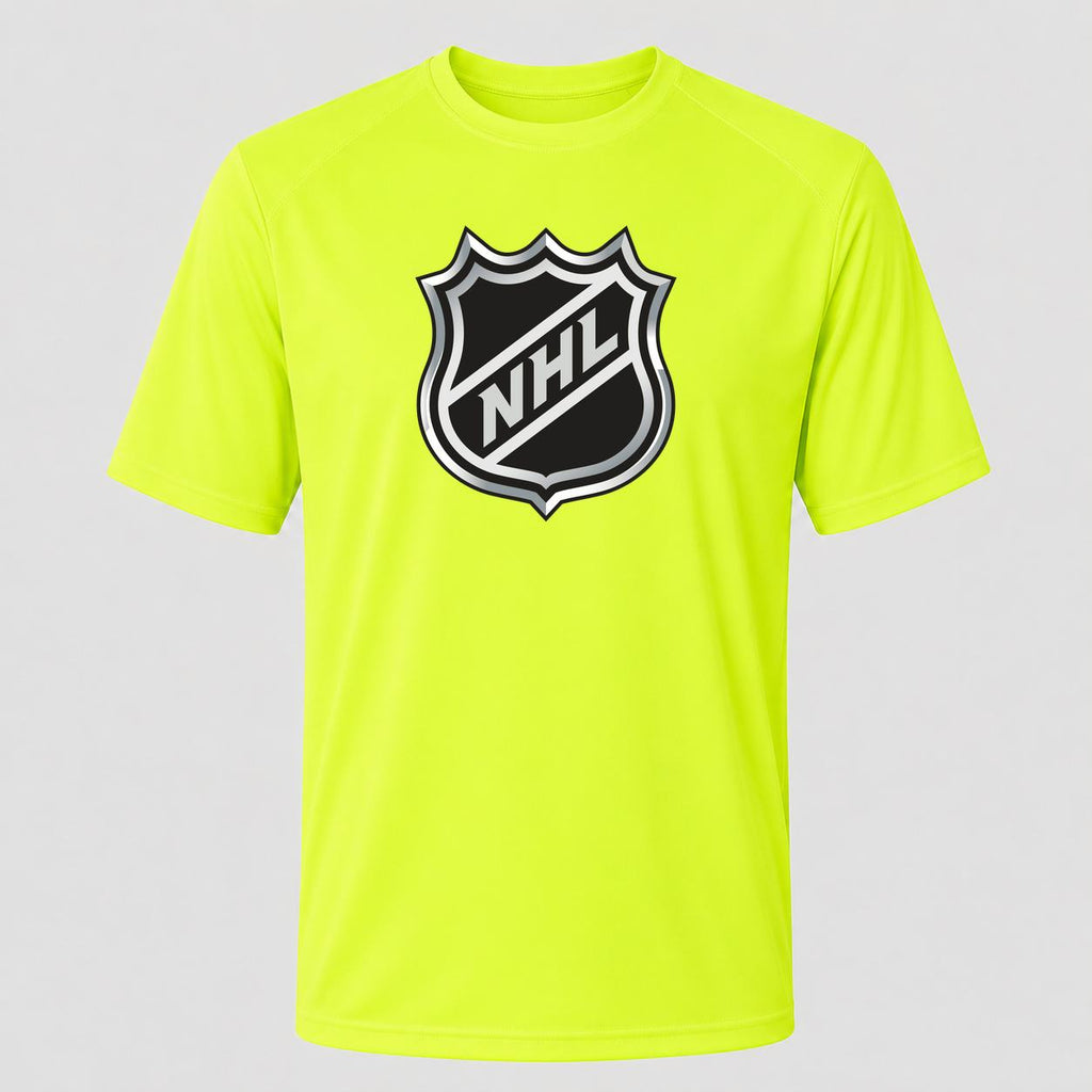 Men's NHL Shield Performance T-Shirt - Safety Green