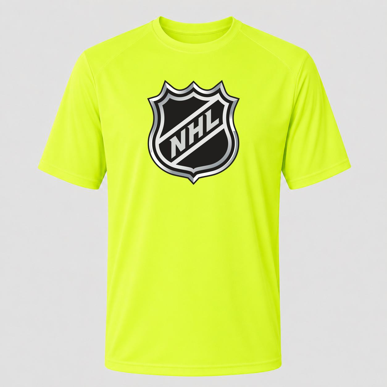 Men's NHL Shield Performance T-Shirt - Safety Green