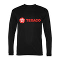 Men's Texaco Polyester Long Sleeve T-Shirt - Black