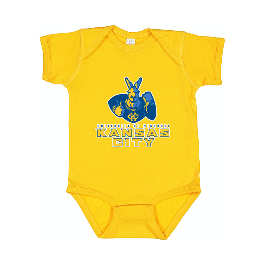 UMKC Kangaroos Baby Romper Onesie - Yellow