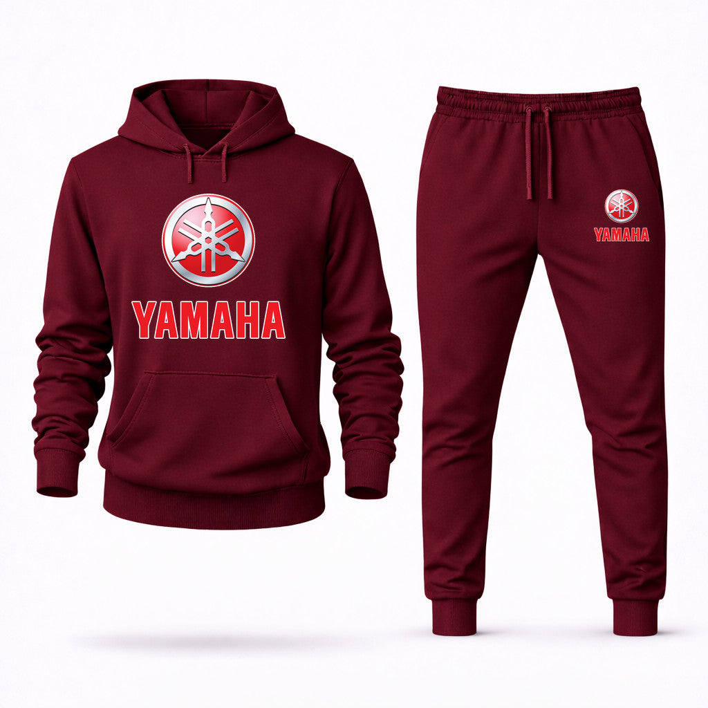 Yamaha Hoodie and Joggers Set - Burgundy