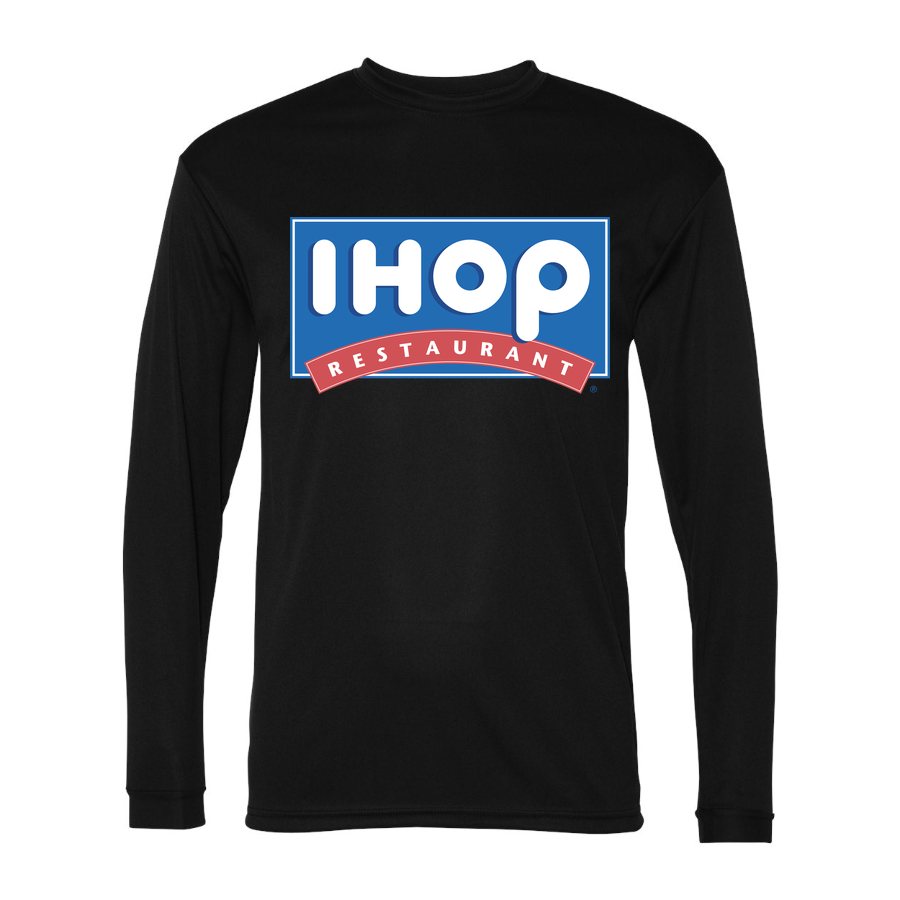 Men's IHOP Polyester Long Sleeve T-Shirt - Black
