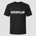 Men's Caterpillar White Performance T-Shirt - Black