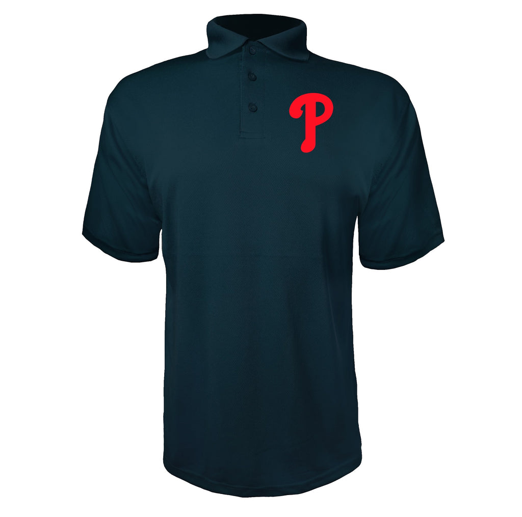 Philadelphia Phillies Navy polyester polo