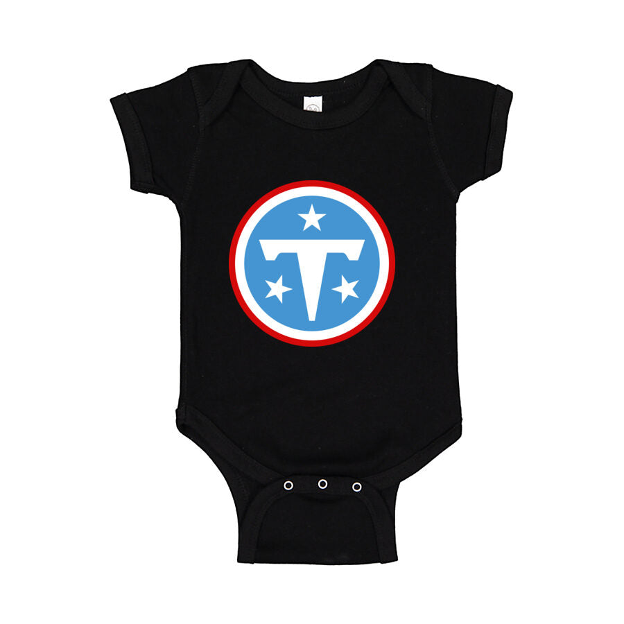 Tennessee Titans Baby Romper Onesie - Black