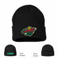 Minnesota Wild Black Beanie Hat