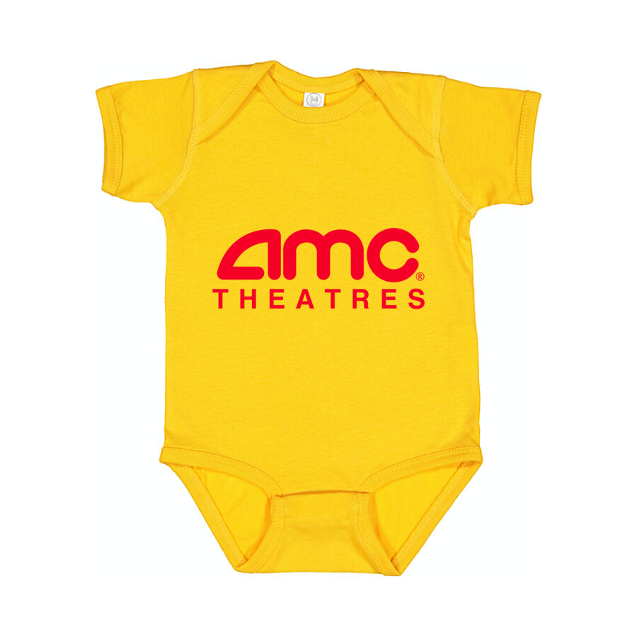 AMC Theatres Baby Romper Onesie - Yellow