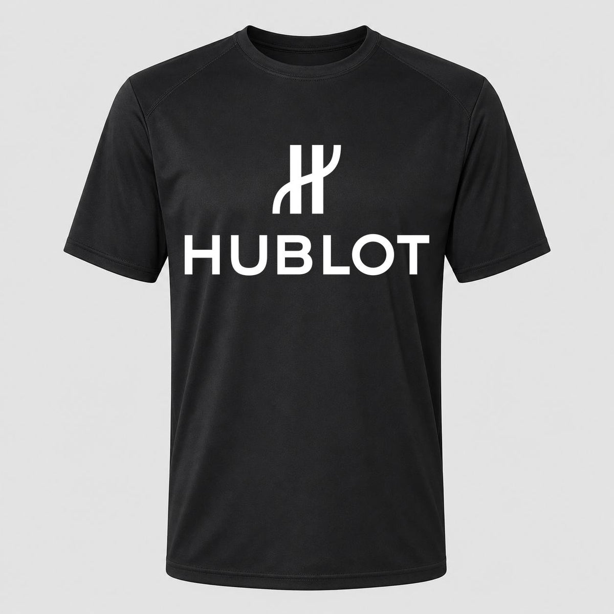 Men's Hublot White Performance T-Shirt - Black