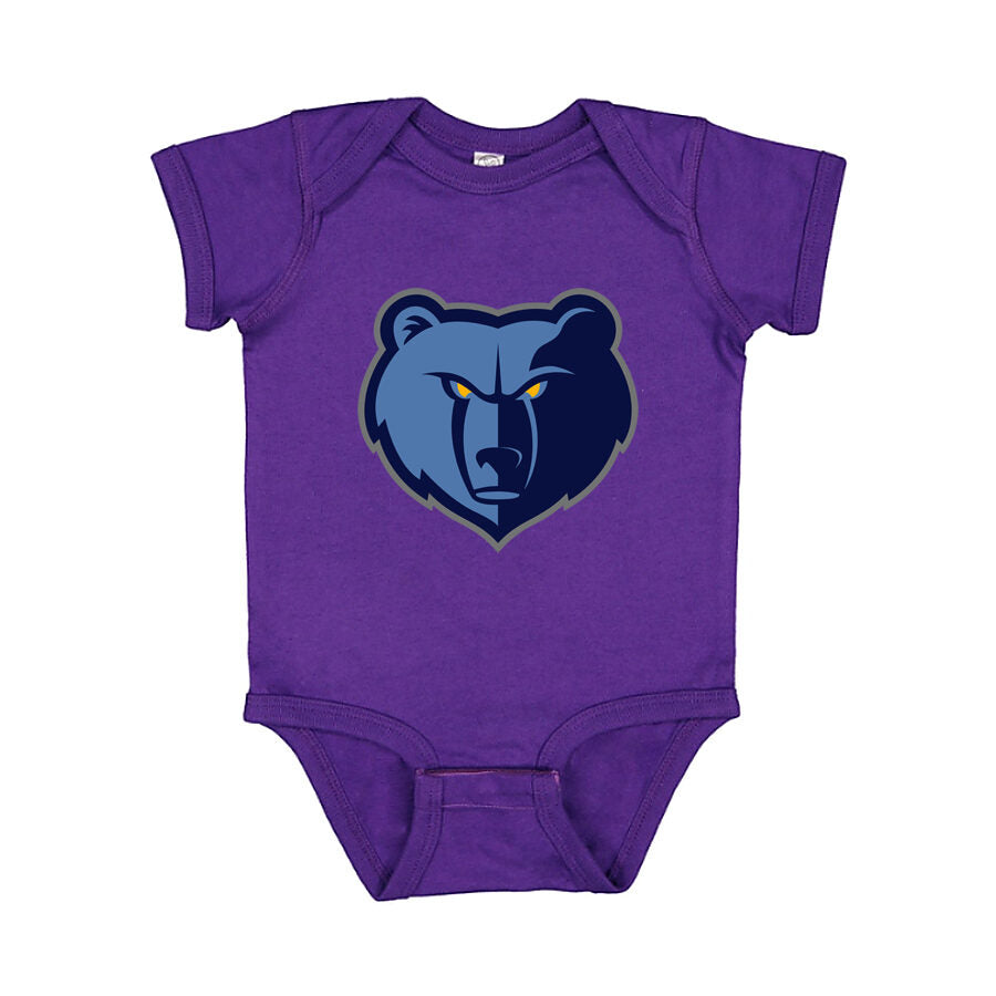 Memphis Grizzlies Baby Romper Onesie - Purple