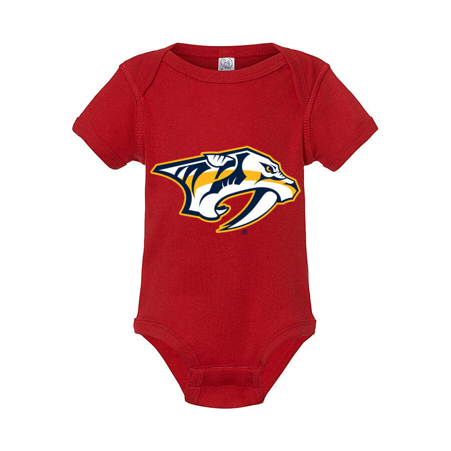 Nashville Predators Baby Romper Onesie - Red