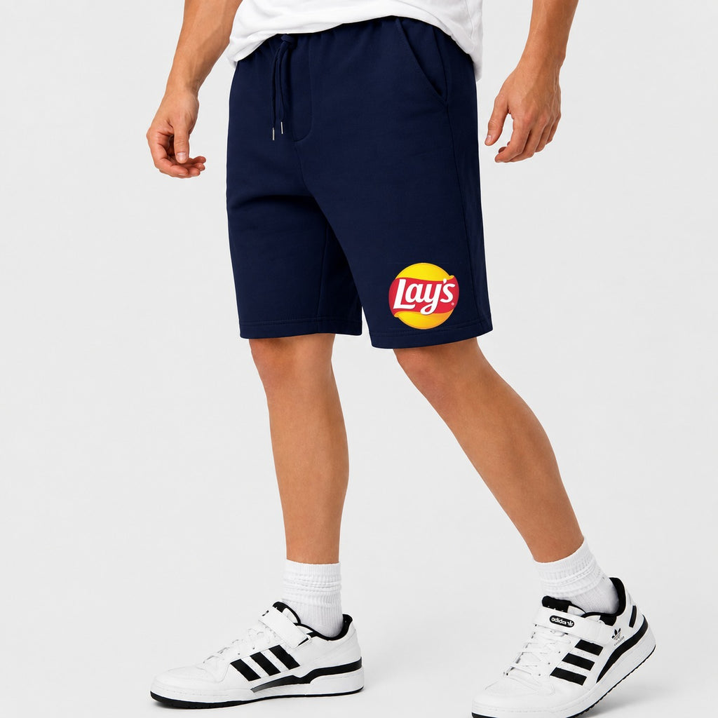 Men's Lay's Cotton Shorts - Navy