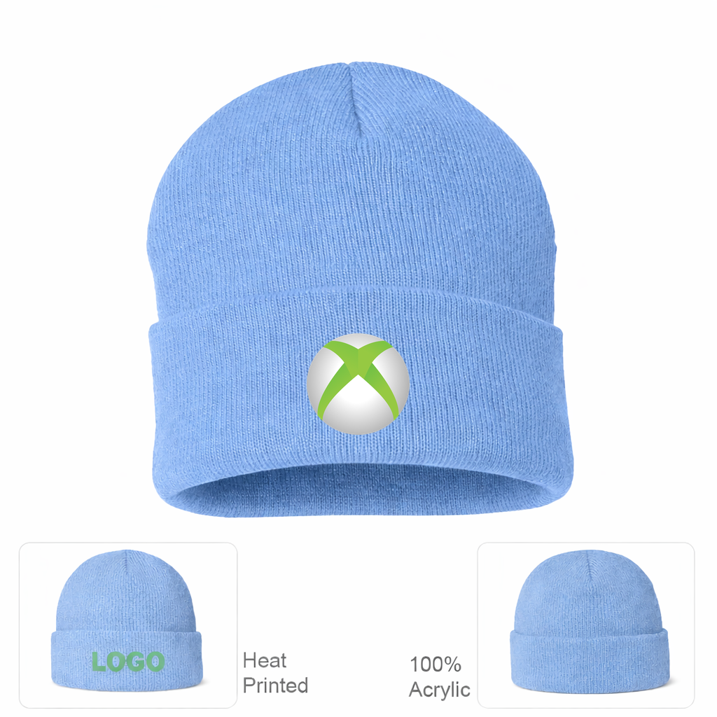 Xbox Gaming Beanie Hat - Sky Blue
