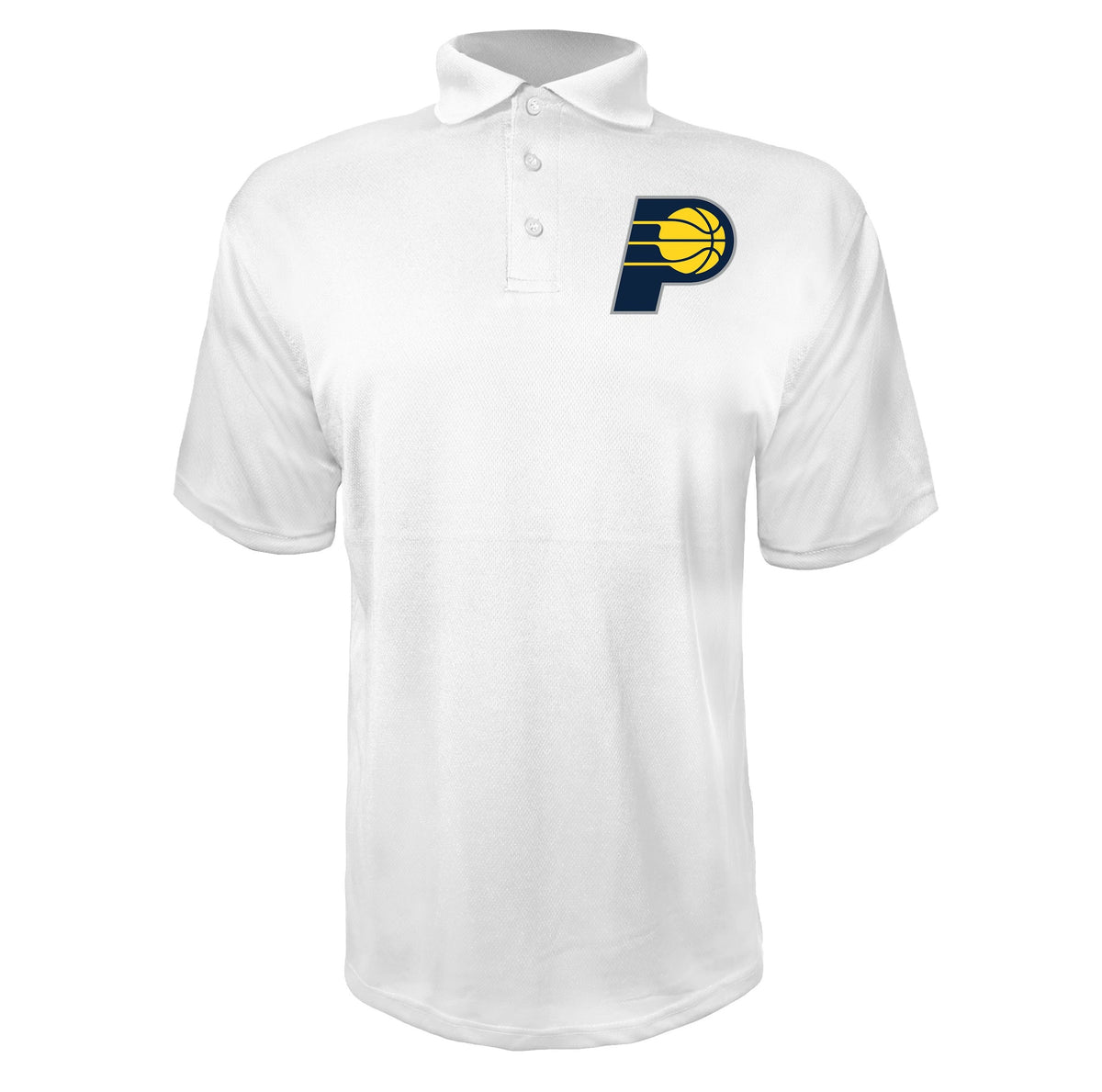 Indiana Pacers White polyester polo