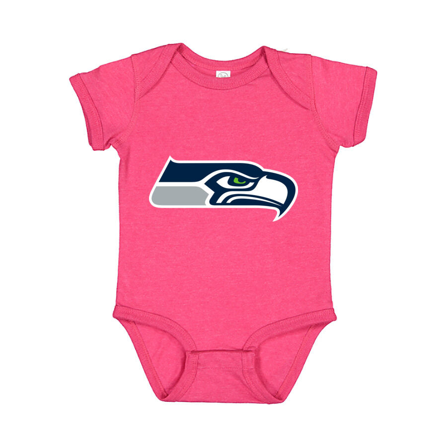 Seattle Seahawks Baby Romper Onesie - Pink