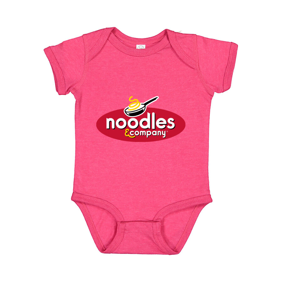 Noodles & Company Baby Romper Onesie - Pink