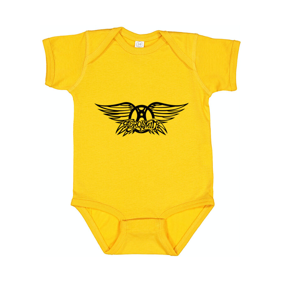 Aerosmith Baby Romper Onesie - Yellow