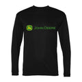 Men's John Deere Polyester Long Sleeve T-Shirt - Black