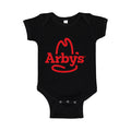 Arby's Baby Romper Onesie - Black