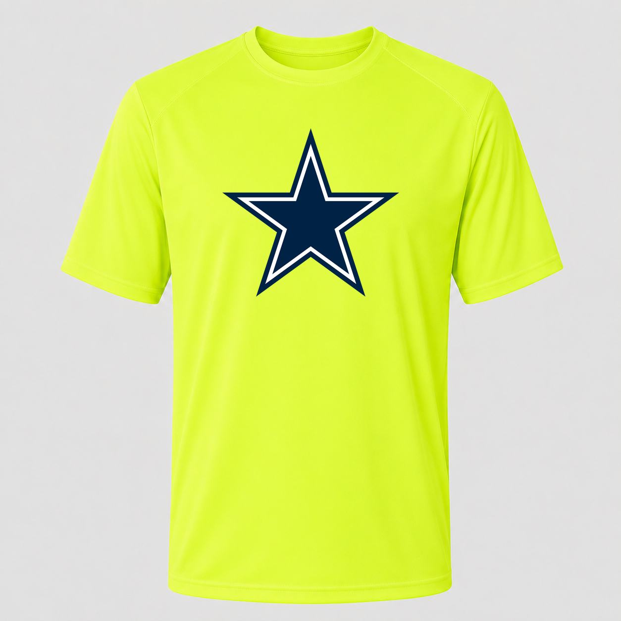 Men's Dallas Cowboys Performance T-Shirt - Safety Green