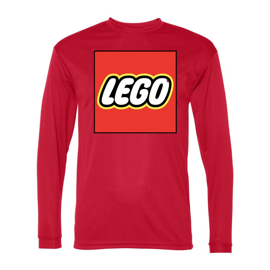 Men's LEGO Polyester Long Sleeve T-Shirt - Red
