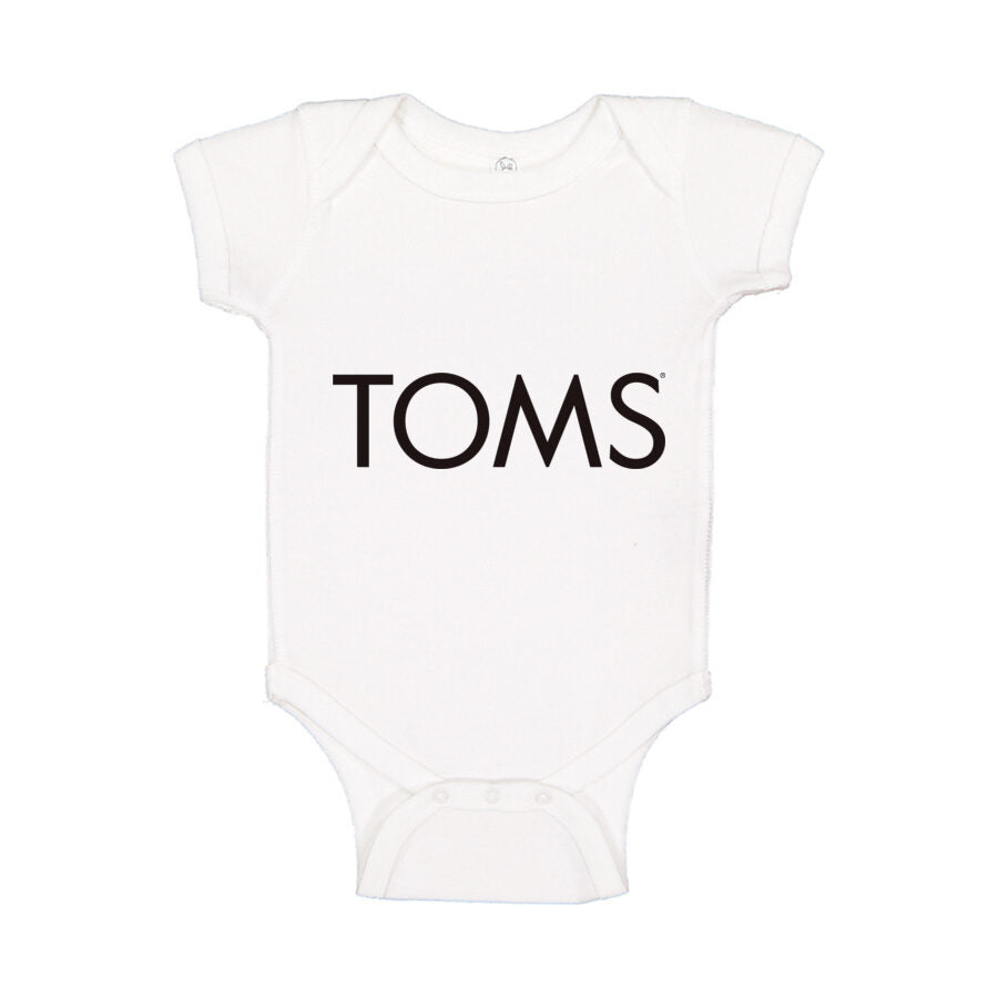 TOMS Baby Romper Onesie - White