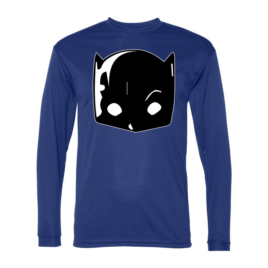 Men's Dodge Hellcat Polyester Long Sleeve T-Shirt - Royal Blue
