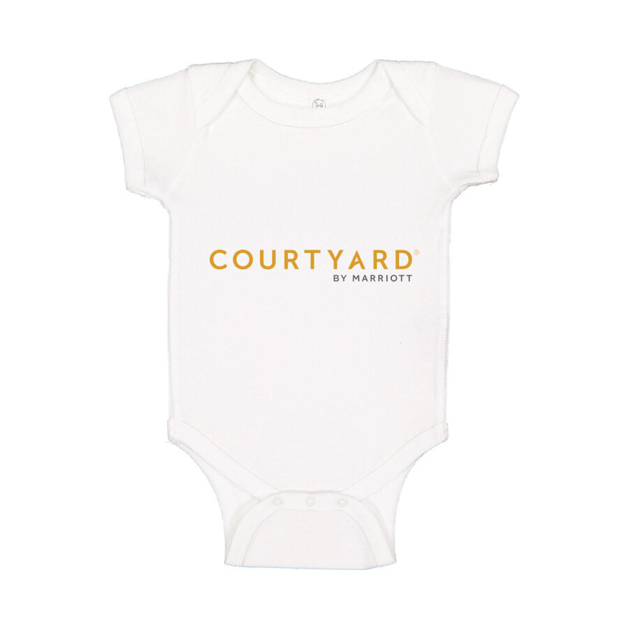 Courtyard Baby Romper Onesie - White
