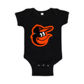 Baltimore Orioles Baby Romper Onesie - Black