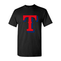 Men's Texas Rangers Cotton T-Shirt - Black