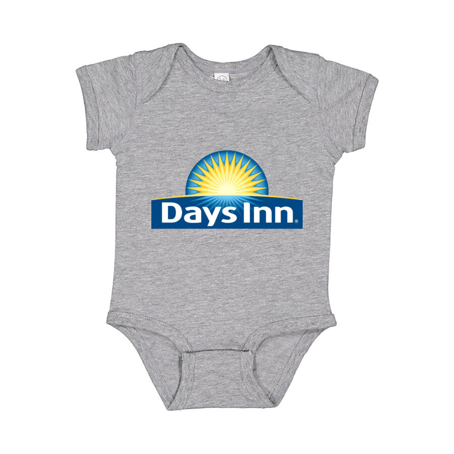Days Inn Baby Romper Onesie - Gray