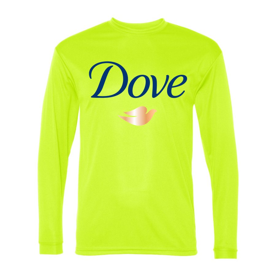Men's Dove Polyester Long Sleeve T-Shirt - Safety Yellow
