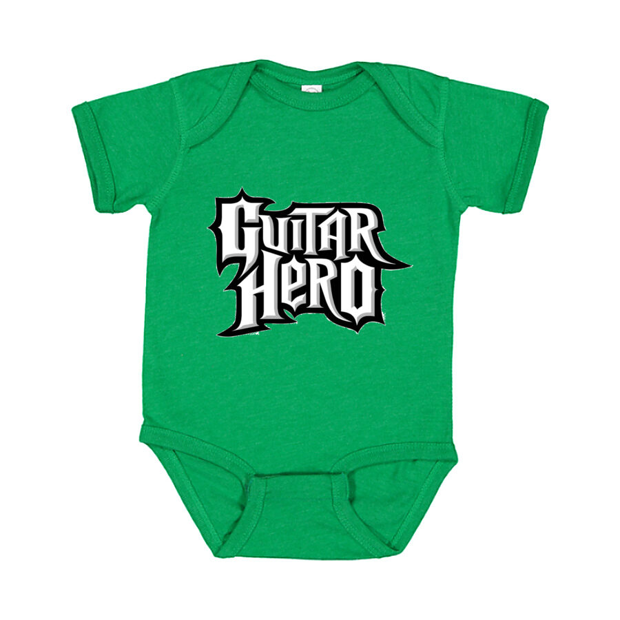 Guitar Hero Baby Romper Onesie - Green