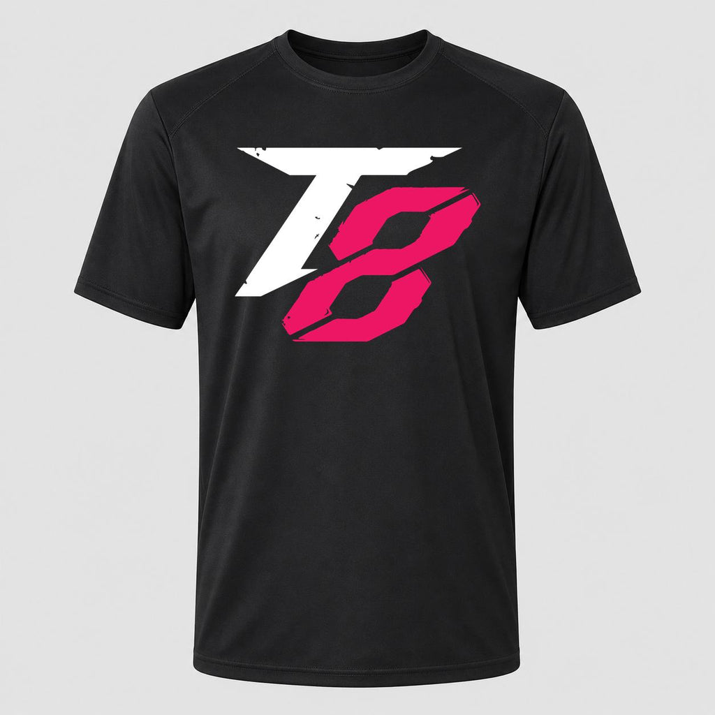 Men's Tekken 8 White Performance T-Shirt - Black