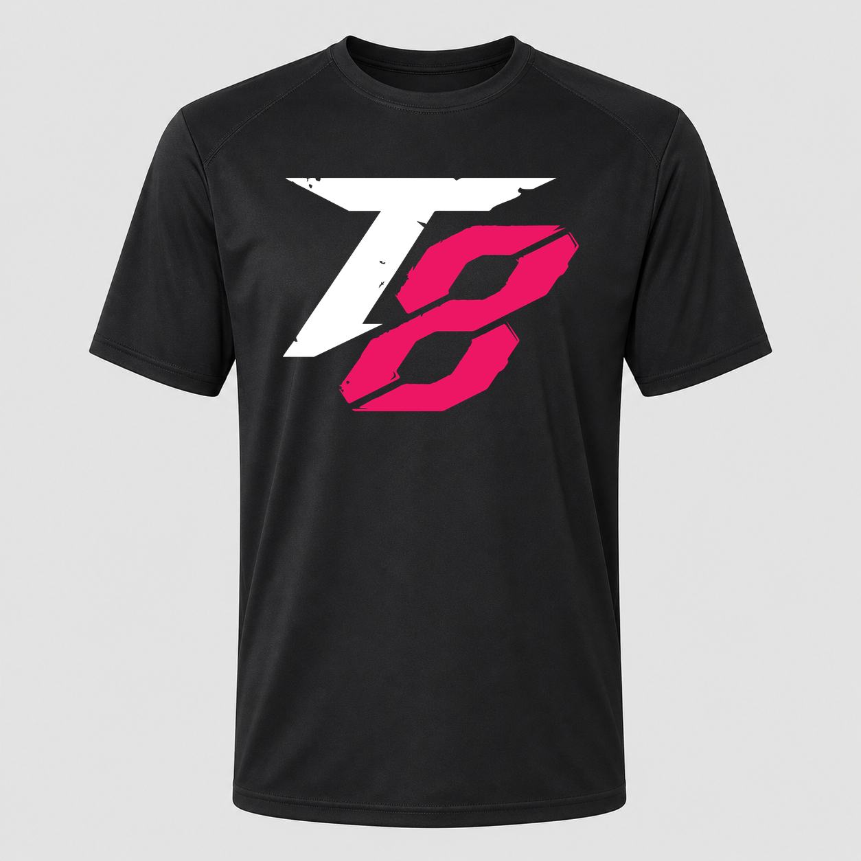 Men's Tekken 8 White Performance T-Shirt - Black