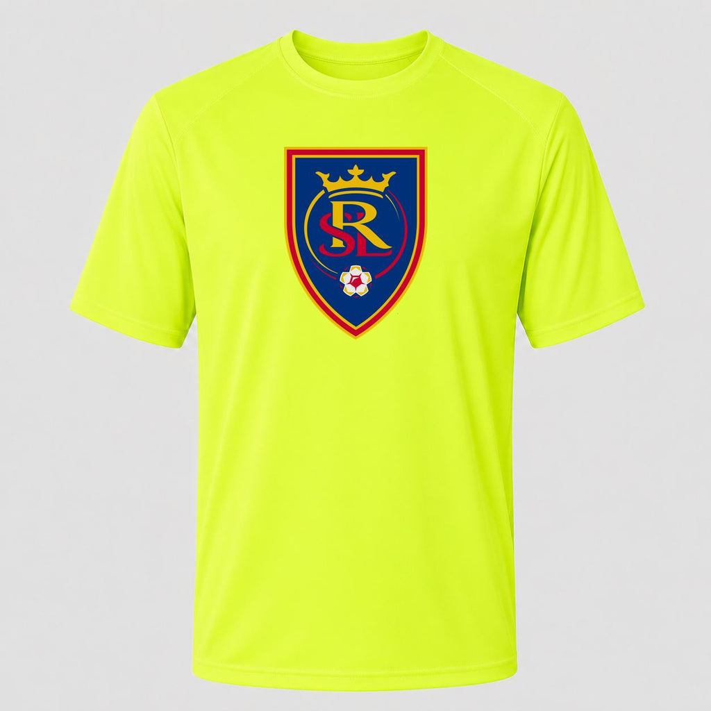Men's Real Salt Lake Soccer Performance T-Shirt - Safety Green