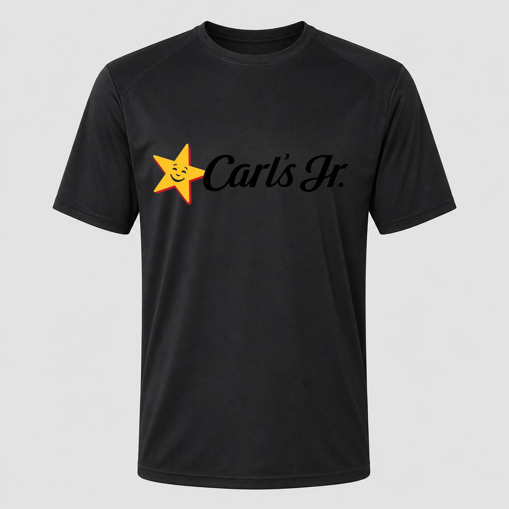 Men's Carl's Jr. Performance T-Shirt - Black