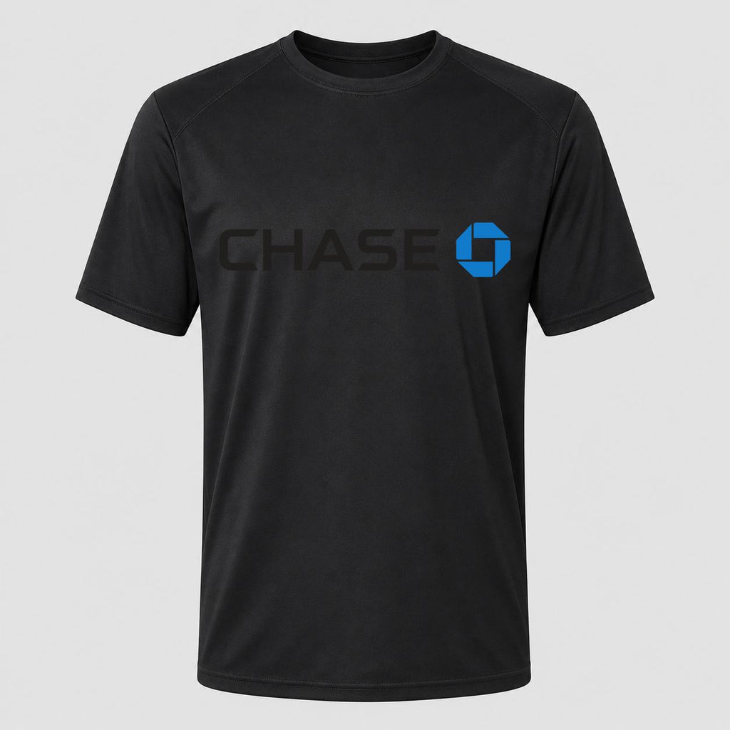 Men's Chase Black Performance T-Shirt - Black