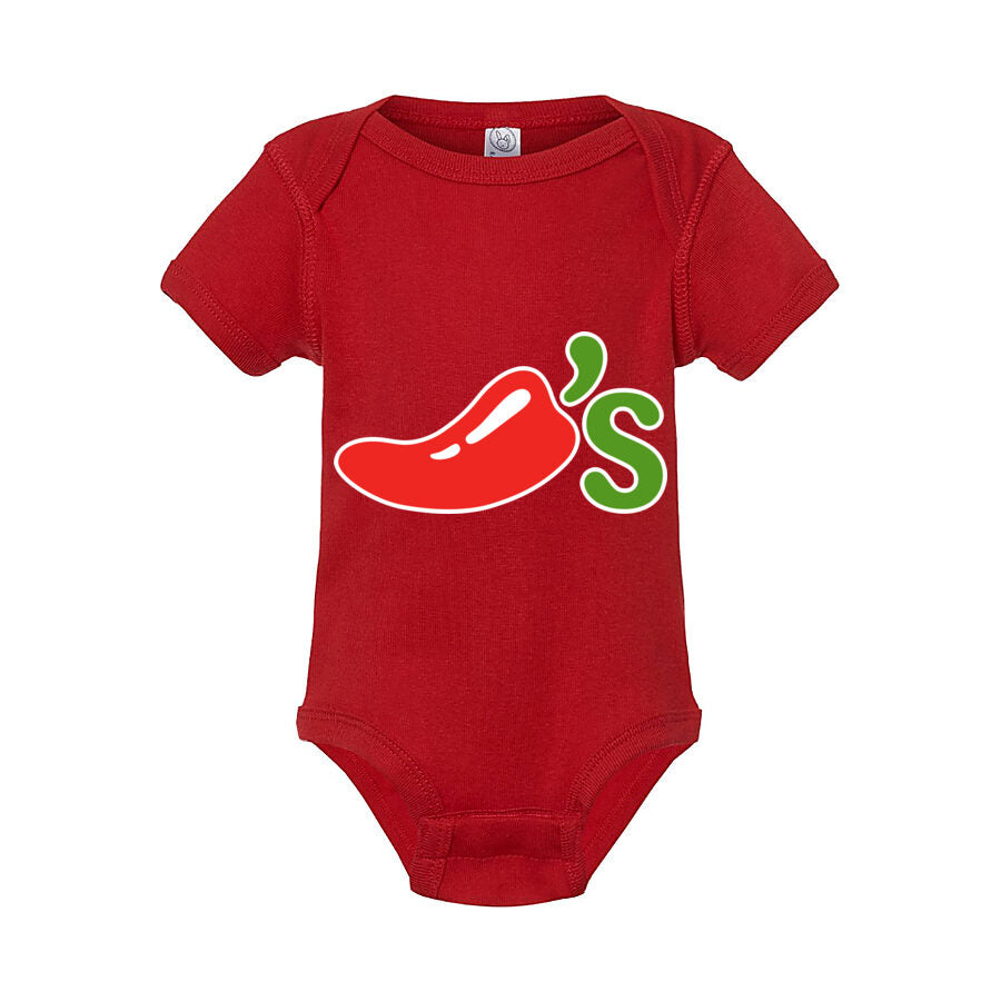 Chili's Baby Romper Onesie - Red