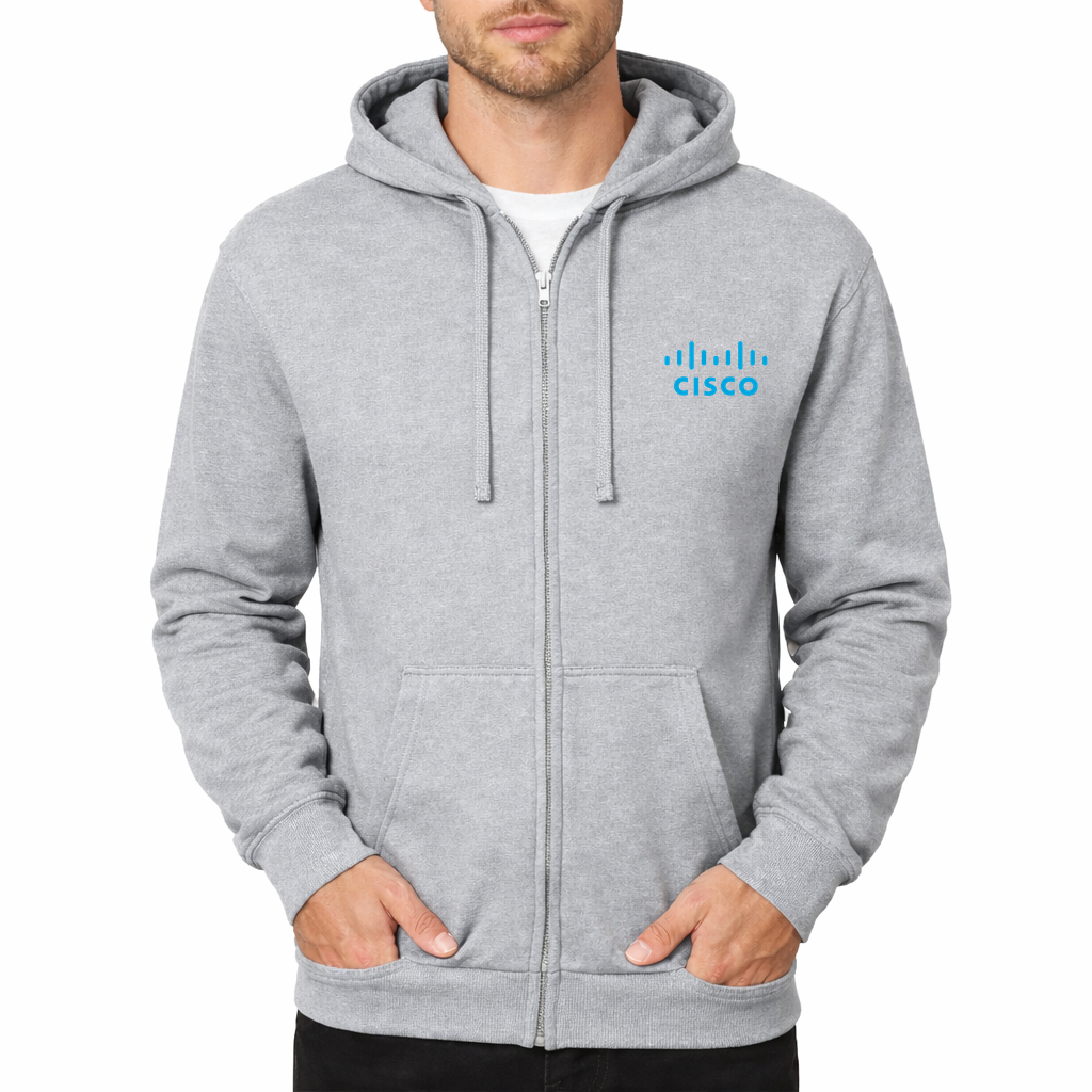 Cisco Zipper Hoodie - Grey