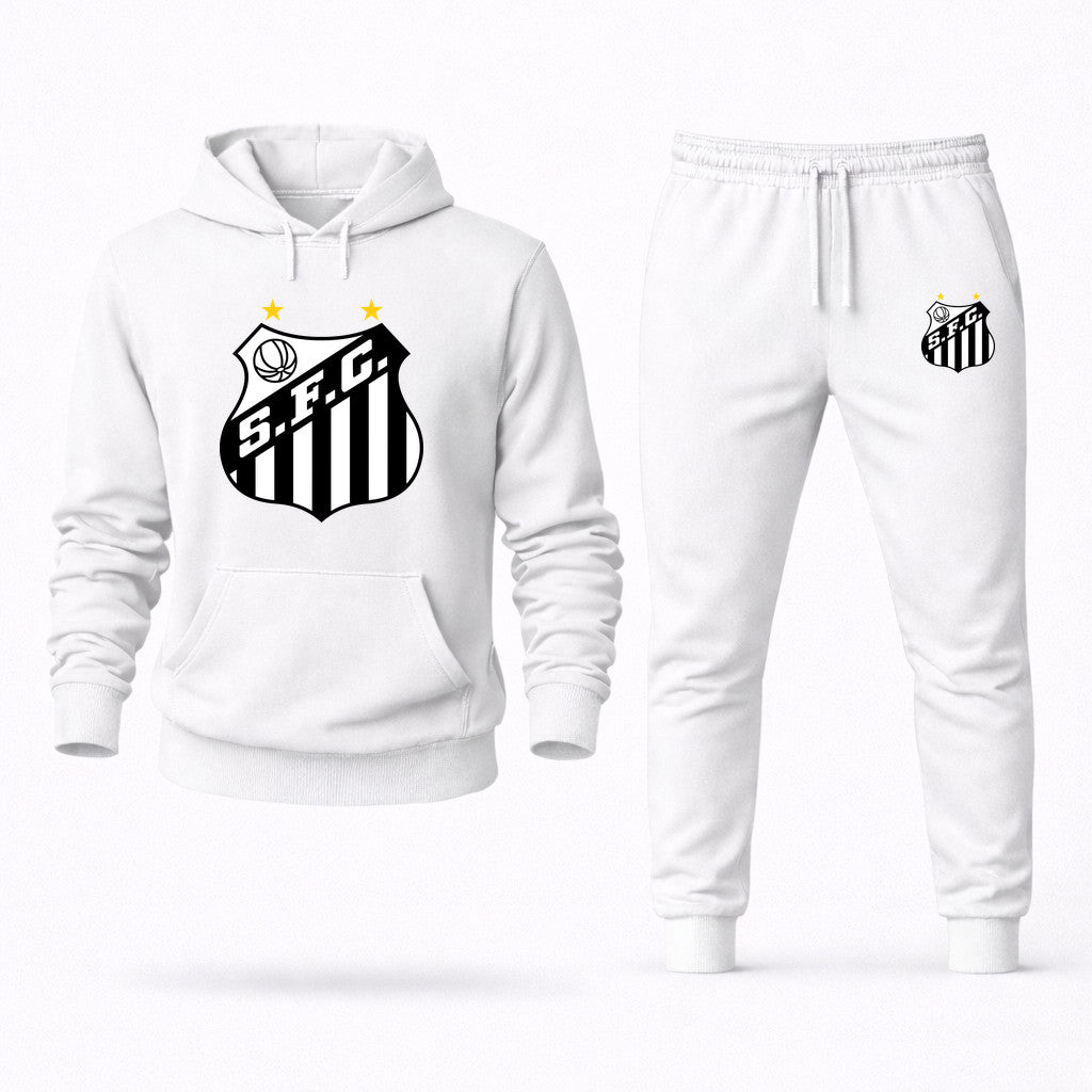 Santos FC Hoodie and Joggers Set - White