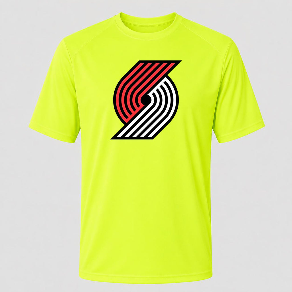 Men's Portland Trail Blazers Performance T-Shirt - Safety Green