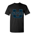 Men's Utah State Aggies Logo Cotton T-Shirt - Black
