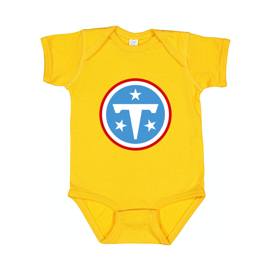 Tennessee Titans Baby Romper Onesie - Yellow